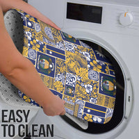 Ekamawir omo Nauru Bathroom Set Pacific Patchwork Xmas Vibes - Polynesian Pride