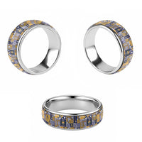 Ekamawir omo Nauru Classic Ring Pacific Patchwork Xmas Vibes LT9 - Polynesian Pride