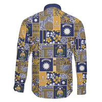 Ekamawir omo Nauru Family Matching Mermaid Dress and Hawaiian Shirt Pacific Patchwork Xmas Vibes - Polynesian Pride