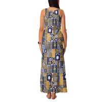 Ekamawir omo Nauru Family Matching Tank Maxi Dress and Hawaiian Shirt Pacific Patchwork Xmas Vibes - Polynesian Pride