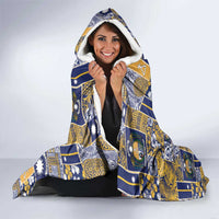 Ekamawir omo Nauru Hooded Blanket Pacific Patchwork Xmas Vibes - Polynesian Pride