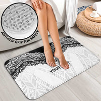 New Zealand Koru Fern Custom Bathroom Set Simple Taniko Motif LT9 - Polynesian Pride