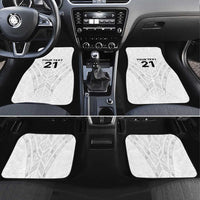 New Zealand Koru Fern Custom Car Mats Simple Taniko Motif