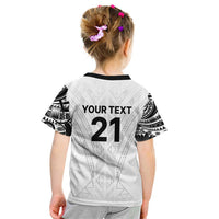 New Zealand Koru Fern Custom Kid T Shirt Simple Taniko Motif