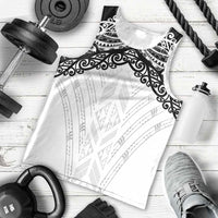 New Zealand Koru Fern Custom Men Tank Top Simple Taniko Motif