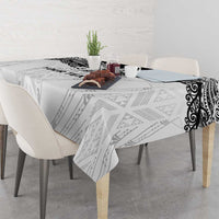 New Zealand Koru Fern Custom Tablecloth Simple Taniko Motif
