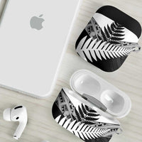 New Zealand Silver Fern AirPods Case Maori Koru Mixed Taniko Pattern LT9 - Polynesian Pride