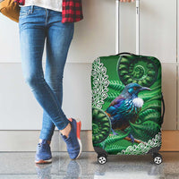 Tui Bird Koru Silver Fern Aotearoa Luggage Cover