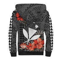Personalised Hawaii Kanaka Maoli Sherpa Hoodie Polynesian Vintage Vibes LT9 - Polynesian Pride