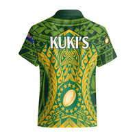 Cook Islands Rugby Hawaiian Shirt Kukis Athletic Style LT9 - Polynesian Pride