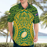 Cook Islands Rugby Hawaiian Shirt Kukis Athletic Style LT9 - Polynesian Pride