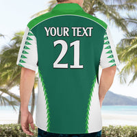 Personalised Polynesian Pride Cook Islands Rugby Hawaiian Shirt No1 LT9 - Polynesian Pride