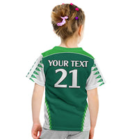 Personalised Polynesian Pride Cook Islands Rugby Kid T Shirt No1 LT9 - Polynesian Pride