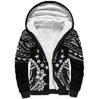 Cook Islands Ra o te Ui Ariki Est 1967 Sherpa Hoodie LT9 Unisex Black - Polynesian Pride