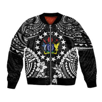 Cook Islands Ra o te Ui Ariki Est 1967 Sleeve Zip Bomber Jacket