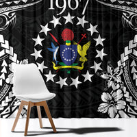 Cook Islands Ra o te Ui Ariki Est 1967 Window Curtain