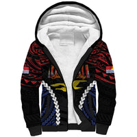 Kiribati 45th Anniversary Independence Day Sherpa Hoodie Since 1979 LT9 Unisex Black - Polynesian Pride