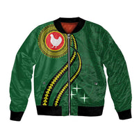 Manua Islands Polynesian Style Bomber Jacket