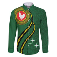 Manua Islands Polynesian Style Family Matching Mermaid Dress and Hawaiian Shirt