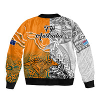 fiji-australia-rugby-sleeve-zip-bomber-jacket-world-cup-2023-polynesia-tapa-mixed-indigenous-aboriginal