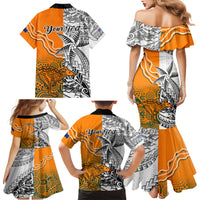 personalised-fiji-australia-rugby-family-matching-mermaid-dress-and-hawaiian-shirt-world-cup-2023-polynesia-tapa-mixed-indigenous-aboriginal