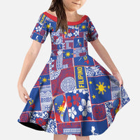 Filipino Maligayang Pasko Family Matching Summer Maxi Dress and Hawaiian Shirt Pacific Patchwork Xmas Vibes - Polynesian Pride