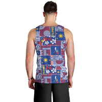 Filipino Maligayang Pasko Men Tank Top Pacific Patchwork Xmas Vibes LT9 - Polynesian Pride