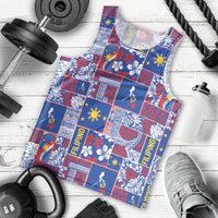 Filipino Maligayang Pasko Men Tank Top Pacific Patchwork Xmas Vibes LT9 - Polynesian Pride