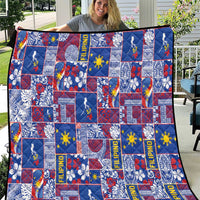 Filipino Maligayang Pasko Quilt Pacific Patchwork Xmas Vibes - Polynesian Pride