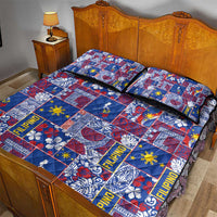 Filipino Maligayang Pasko Quilt Bed Set Pacific Patchwork Xmas Vibes - Polynesian Pride