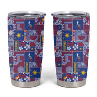 Filipino Maligayang Pasko Tumbler Cup Pacific Patchwork Xmas Vibes - Polynesian Pride