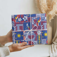 Filipino Maligayang Pasko Wrapping Paper Pacific Patchwork Xmas Vibes - Polynesian Pride