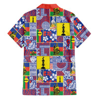 New Caledonia Joyeux Noel Family Matching Mermaid Dress and Hawaiian Shirt Pacific Patchwork Xmas Vibes - Polynesian Pride