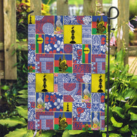 New Caledonia Joyeux Noel Garden Flag Pacific Patchwork Xmas Vibes - Polynesian Pride