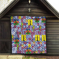 New Caledonia Joyeux Noel Quilt Pacific Patchwork Xmas Vibes - Polynesian Pride
