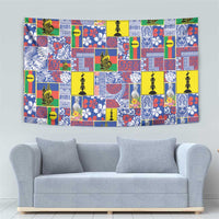 New Caledonia Joyeux Noel Tapestry Pacific Patchwork Xmas Vibes - Polynesian Pride
