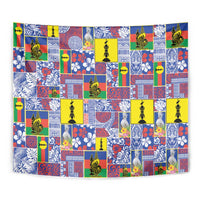 New Caledonia Joyeux Noel Tapestry Pacific Patchwork Xmas Vibes - Polynesian Pride