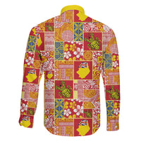 Niue Monuina e Kilisimasi Family Matching Mermaid Dress and Hawaiian Shirt Pacific Patchwork Xmas Vibes - Polynesian Pride