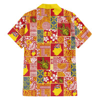 Niue Monuina e Kilisimasi Family Matching Puletasi and Hawaiian Shirt Pacific Patchwork Xmas Vibes - Polynesian Pride