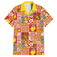 Niue Monuina e Kilisimasi Hawaiian Shirt Pacific Patchwork Xmas Vibes - Polynesian Pride