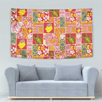 Niue Monuina e Kilisimasi Tapestry Pacific Patchwork Xmas Vibes - Polynesian Pride