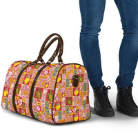 Niue Monuina e Kilisimasi Travel Bag Pacific Patchwork Xmas Vibes - Polynesian Pride