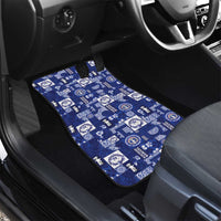 Northern Mariana Islands Magof Nochebuena Car Mats Pacific Patchwork Xmas Vibes LT9 - Polynesian Pride