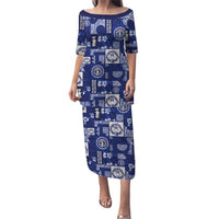 Northern Mariana Islands Magof Nochebuena Family Matching Puletasi and Hawaiian Shirt Pacific Patchwork Xmas Vibes - Polynesian Pride