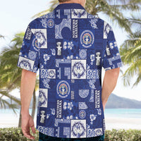 Northern Mariana Islands Magof Nochebuena Hawaiian Shirt Pacific Patchwork Xmas Vibes LT9 - Polynesian Pride