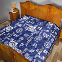 Northern Mariana Islands Magof Nochebuena Quilt Pacific Patchwork Xmas Vibes - Polynesian Pride