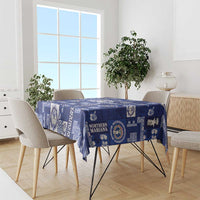 Northern Mariana Islands Magof Nochebuena Tablecloth Pacific Patchwork Xmas Vibes LT9 - Polynesian Pride
