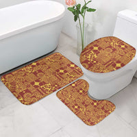 Rotuma Faiakse'ea 'e Kirisimasi Bathroom Set Pacific Patchwork Xmas Vibes LT9 - Polynesian Pride