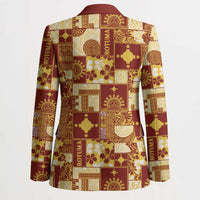 Rotuma Faiakse'ea 'e Kirisimasi Blazer Pacific Patchwork Xmas Vibes LT9 - Polynesian Pride