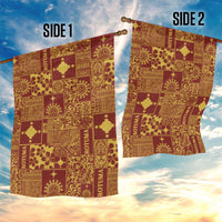 Rotuma Faiakse'ea 'e Kirisimasi Garden Flag Pacific Patchwork Xmas Vibes - Polynesian Pride